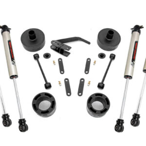 65770 - Rough Country 2.5 Inch Lift Kit - Fits Spacers V2 - Fits Jeep Wrangler JK/Wrangler Unlimited  07-2018