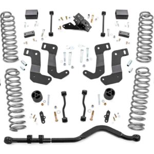 79570 - Rough Country 3.5 Inch Lift Kit - Fits C/A Drop Stage 1 - Fits V2 - Fits Jeep Wrangler Unlimited 2024-2026