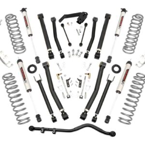 67470 - Rough Country 4 Inch Lift Kit - Fits X-Series V2 - Fits Jeep Wrangler Unlimited 2WD/4WD 2007-2018