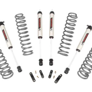 67970 - Rough Country 2.5 Inch Lift Kit - Fits Coils V2 - Fits Jeep Wrangler Unlimited 2WD/4WD 2007-2018