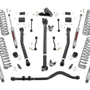 90930 - Rough Country 3.5 Inch Lift Kit - Fits Adj LCA FR D/S - Fits Jeep Wrangler JL Rubicon 4WD 2018-2023