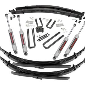 340.20 - Rough Country 4 Inch Lift Kit - Fits Rear Springs Dodge W200 Truck/W300 Truck 4WD 201978-201980