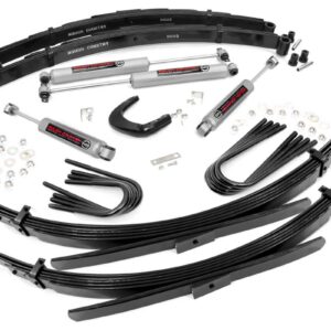 19630 - Rough Country 4 Inch Lift Kit - Fits 52 Inch Rear Springs Chevrolet/GMC 3/4-Ton Suburban/C25/K25 Truck 73-76