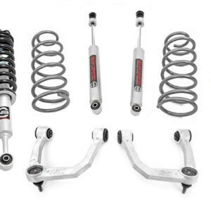 76632 - Rough Country 3 Inch Lift Kit - Fits Upper Control Arms RR Coils - Fits N3 Struts - Fits Toyota 4Runner 2010-2024