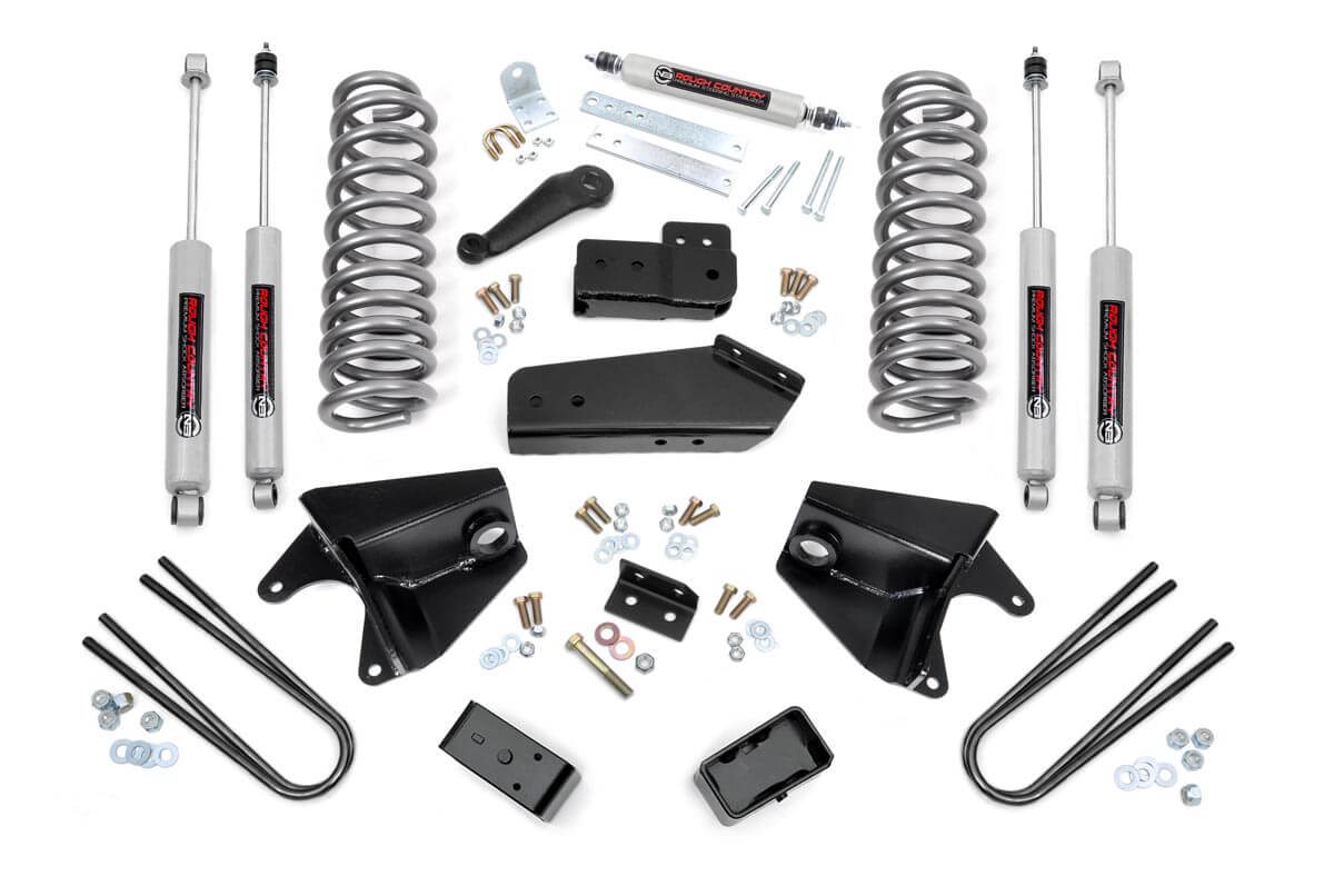 465B.20 - Rough Country 4 Inch Lift Kit - Fits Rear Blocks Ford Bronco 4WD 201980-201996