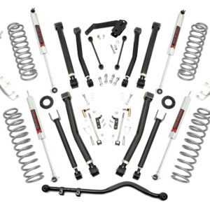 67340 - Rough Country 4 Inch Lift Kit - Fits X-Series M1 - Fits Jeep Wrangler JK 4WD 2007-2018