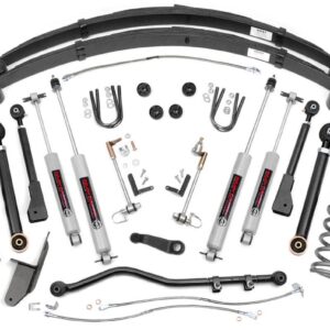 63330 - Rough Country 4.5 Inch Lift Kit - Fits RR Springs X-Series - Fits Jeep Cherokee XJ 2WD/4WD 84-01
