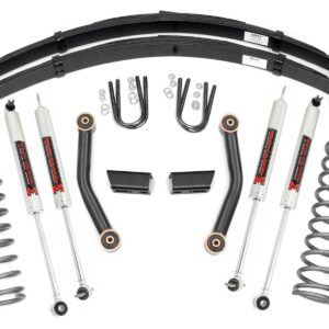 63041 - Rough Country 3 Inch Lift Kit - Fits Series II RR Springs - Fits M1 - Fits Jeep Cherokee XJ 84-01