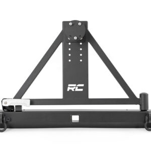 10592A - Rough Country Rear Bumper - Fits Tire Carrier Jeep Wrangler TJ 97-06/Wrangler Unlimited 04-06