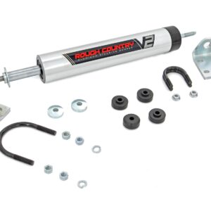 8734570 - Rough Country V2 Steering Stabilizer - Fits Multiple Makes & Models Dodge/Jeep