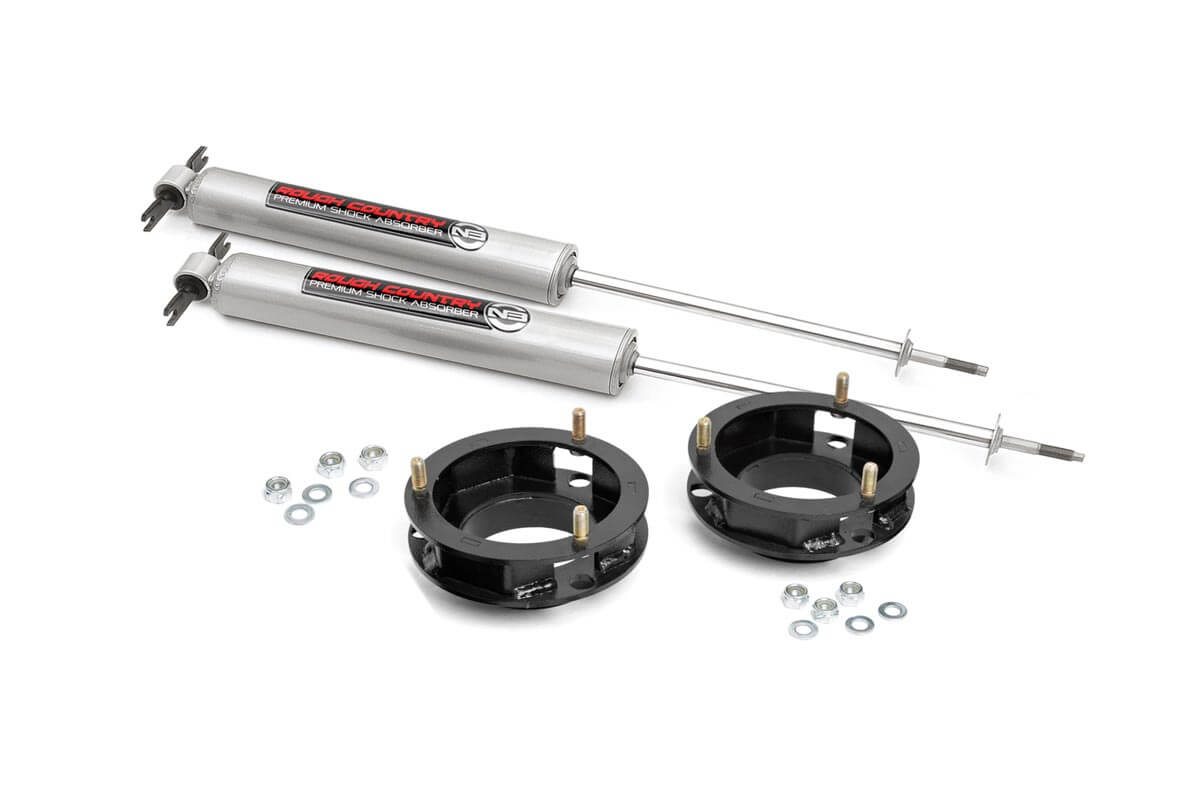 33730 - Rough Country 1.5 Inch Leveling Kit - Fits N3 Shocks Dodge 2500 4WD 201994-2002