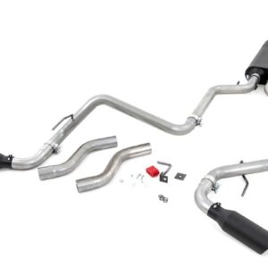 96012 - Rough Country Performance Cat-Back Exhaust - Fits Stainless 4.6L/5.7L - Fits Toyota Tundra 09-2021