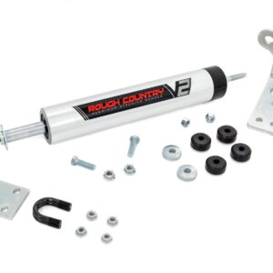 8734370 - Rough Country V2 Steering Stabilizer - Fits 0-5 Inch Lift Ford F-150 4WD 201997-2003