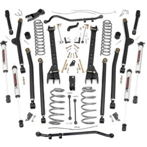 66370 - Rough Country 4 Inch Lift Kit - Fits Long Arm V2 - Fits Jeep Wrangler TJ 4WD 201997-2006
