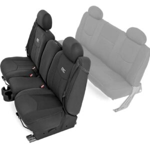 91013 - Rough Country Seat Covers - Fits Front 40/40/20 Chevrolet/GMC 1500 99-06 & Classic