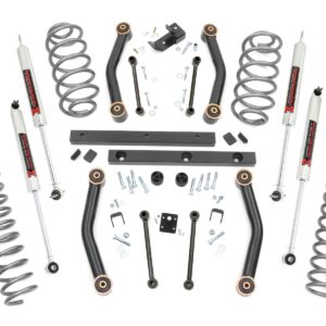 90640 - Rough Country 4 Inch Lift Kit - Fits M1 Jeep Wrangler TJ 4WD 201997-2002