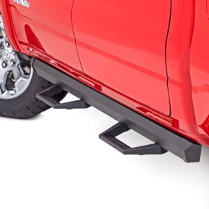 31016 - Rough Country SRL2 Adj Aluminum Step - Fits Crew Cab Dodge/Ram 1500 2019-2026/1500 TRX 2021-2024