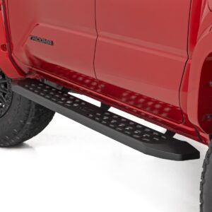 44011 - Rough Country RPT2 Running Board - Fits Double Cab Black - Fits Toyota Tacoma 2WD/4WD 2024-2026