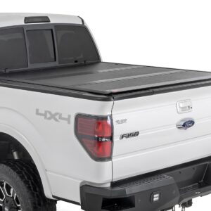 47214550B - Rough Country Hard Low Profile Bed Cover - Fits 5'7" Bed Ford F-150 2WD/4WD 2004-2014