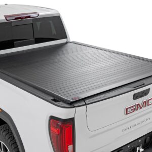 50120651 - Rough Country Hard Roll Up Bed Cover - Fits 6'9" Bed Chevrolet/GMC  Silverado/Sierra 2500HD/3500HD 2020-2026