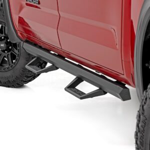 71097 - Rough Country SRL2 Adj Aluminum Steps - Fits CrewMax Toyota Tundra 2WD/4WD 2022-2026