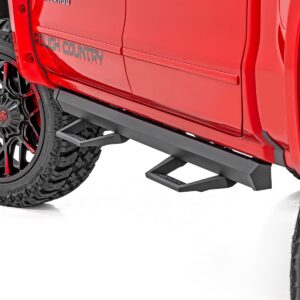 11018 - Rough Country SRL2 Adj Aluminum Step - Fits Crew Cab Chevrolet/GMC 1500/2500HD/3500HD 07-2018 & Classic