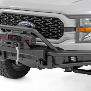 51216W - Rough Country Front Bumper - Fits Tubular Winch Mount - Fits Ford F-150 2021-2023