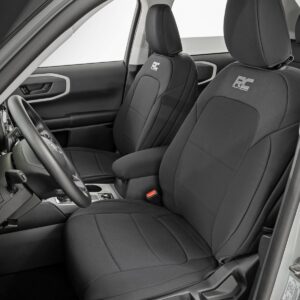 91047 - Rough Country Seat Covers - Fits Ford Bronco Sport 4WD 2021-2026