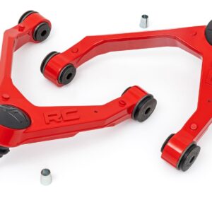 10025RED - Rough Country Red Forged Upper Control Arms - Fits OE Upgrade Chevrolet/GMC 1500 07-2018 & Classic