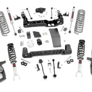 33240 - Rough Country 6 Inch Lift Kit - Fits M1 Struts/M1 Dodge/Ram 1500 4WD 2012-2018 & Classic