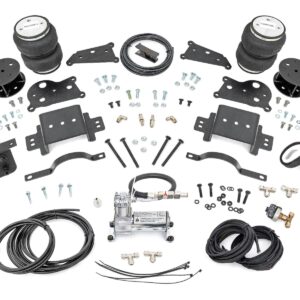 10033AC - Rough Country Air Spring Spacer Kit w/ Compressor - Fits 5" Lift Dodge/Ram 2500 4WD 2014-2024