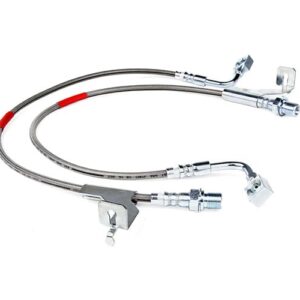 89360S - Rough Country Brake Lines - Fits Front 4-6" - Fits Chevrolet/GMC C10/K10 C15/K15 Truck/Half-Ton Suburban 87-91