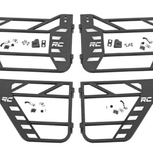 10588 - Rough Country Tubular Doors - Fits Front and Rear Jeep Wrangler JK/Wrangler Unlimited  07-2018