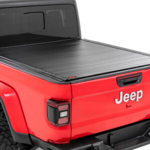 50620500 - Rough Country Hard Roll Up Bed Cover - Fits 5' Bed Jeep Gladiator JT 4WD 2020-2026