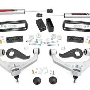 95670 - Rough Country 3 Inch Lift Kit - Fits UCAs V2 - Fits Chevrolet/GMC Sierra 3500 HD/Silverado 3500 HD 2020-2026
