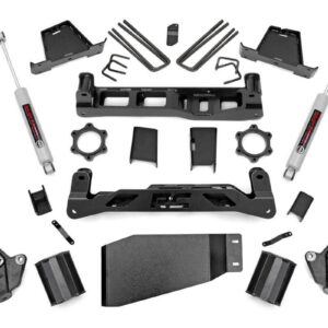 26430 - Rough Country 7.5 Inch Lift Kit - Fits Chevrolet Silverado & GMC Sierra 1500 4WD 2007-2013