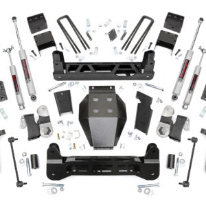 10230A - Rough Country 5 Inch Lift Kit - Fits NTD Chevrolet/GMC 2500HD/3500HD 4WD 2020-2026