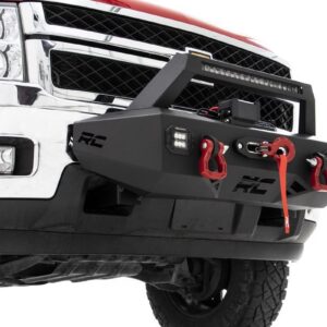 10764 - Rough Country EXO Winch Mount Kit - Fits Chevrolet Silverado 2500 HD/3500 HD 2WD/4WD 2011-2019