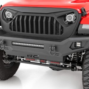 10635 - Rough Country Front Bumper - Fits Skid Plate Jeep Gladiator JT/Wrangler JK & JL/Wrangler Unlimited 4WD