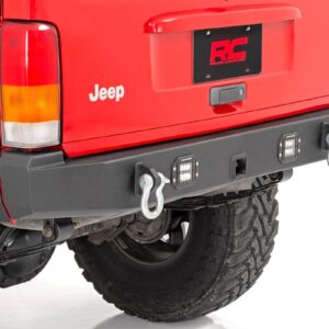 110504 - Rough Country Rear Bumper - Fits Jeep Cherokee XJ 2WD/4WD 201984-2001