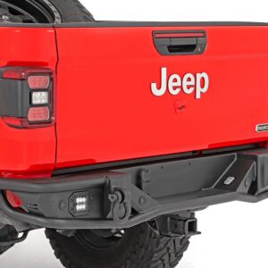 10650 - Rough Country Rear Bumper - Fits Tubular Jeep Gladiator JT 4WD 2020-2026