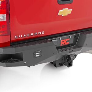 10779 - Rough Country Rear Bumper - Fits Chevrolet Silverado & GMC Sierra 2500HD/3500HD 2WD/4WD 2011-2019