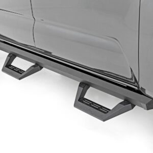 71000A - Rough Country SRX2 Adj Aluminum Step - Fits Double Cab Toyota Tacoma 2WD/4WD 2005-2023