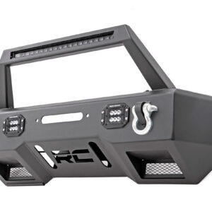 11826 - Rough Country FR Bumper - Fits Stubby Hoop - Fits BLK LED - Fits Jeep Gladiator JT/Wrangler JK & JL/Wrangler Unlimited