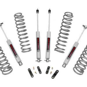 67930 - Rough Country 2.5 Inch Lift Kit - Fits Coils Jeep Wrangler Unlimited 2WD/4WD 2007-2018