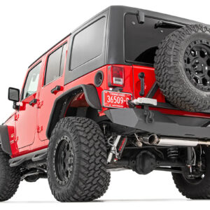 10594A - Rough Country Rear Bumper - Fits Rock Crawler Tire Carrier - Fits Jeep Wrangler JK/Wrangler Unlimited 07-2018