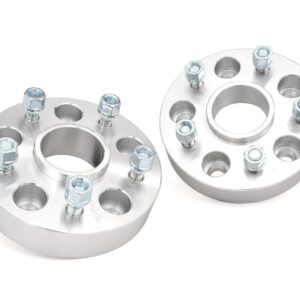 10085 - Rough Country 2 Inch Wheel Spacers - Fits 5x5 Jeep Gladiator JT/Wrangler JL 4WD 2018-2026