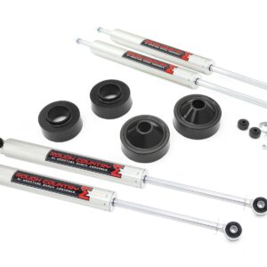 65140 - Rough Country 1.75 Inch Lift Kit - Fits M1 Jeep Wrangler JK/Wrangler Unlimited  2007-2018