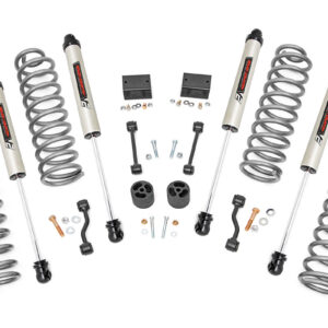 67770 - Rough Country 2.5 Inch Lift Kit - Fits Coils V2 - Fits Jeep Wrangler Unlimited 4WD 2018-2023