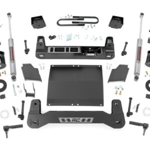 26631D - Rough Country 6 Inch Lift Kit - Fits Mono Leaf Rear Diesel - Fits GMC Sierra 1500 2WD/4WD 2019-2024 & Classic